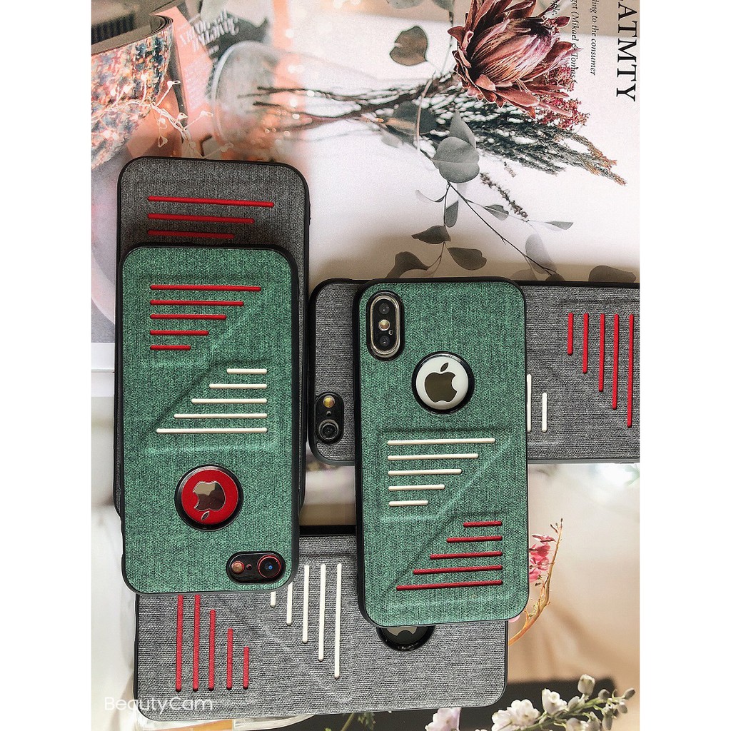 ỐP IPHONE BỌC VẢI LƯNG THỜI TRANG/CHỐNG BẨN/CHỐNG BỤI full case 6/6s/6plus/7/8/7plus/8plus/x/xs/xsmax/11/11promax-hcase