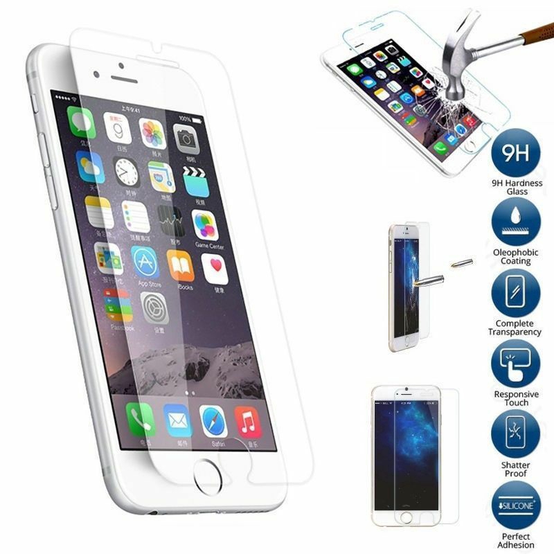 Kính cường lực 9H chống trầy chuyên dụng bảo vệ cho iPhone 8 7 6s Plus 4 5 SE