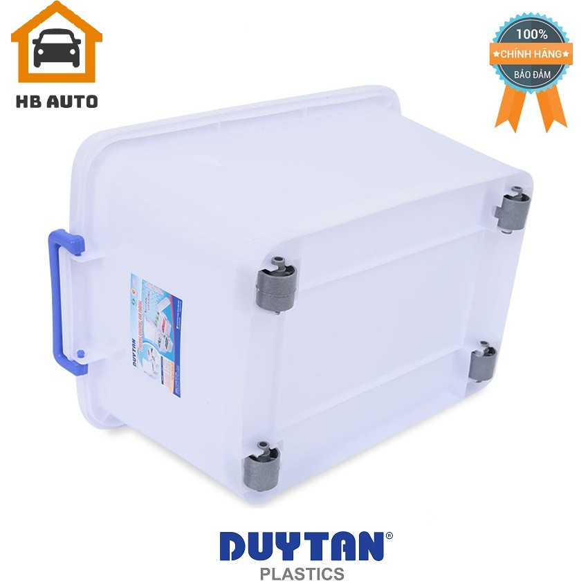 { COMBO 5 Thùng Nhựa 55 Lít Duy Tân } Chất Lượng Cao - Có Bánh Xe (61 x 43 x 32 cm) No.748 Tiện dụng an toàn khi đựng đồ