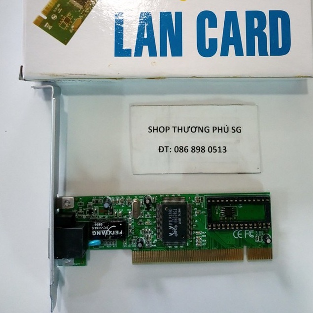 Card mạng Lan chuẩn PCI Express Tenda - Tốc độ 10-100Mbps