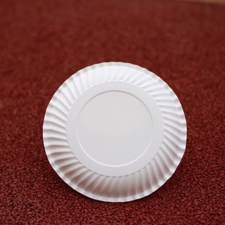Combo 5 xấp dĩa giấy đựng thực phẩm màu trắng 16cm (50 cái/combo,10 cái/xấp)