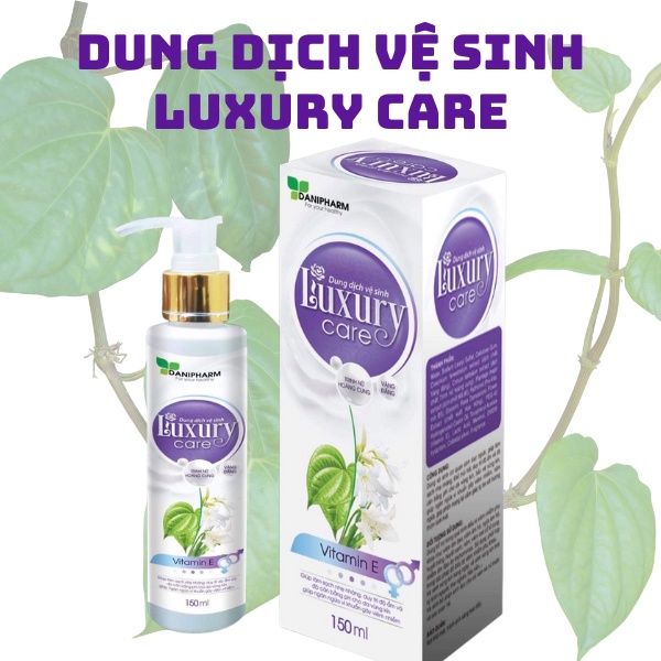 Dung dịch vệ sinh phụ nữ và nam giới LUXURY CARE, làm sạch nhẹ nhàng, duy trì độ ẩm, cân băng độ PH 150ml