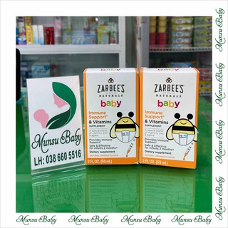 Siro tăng sức đề kháng Zarbee's Mỹ ( 2m+)