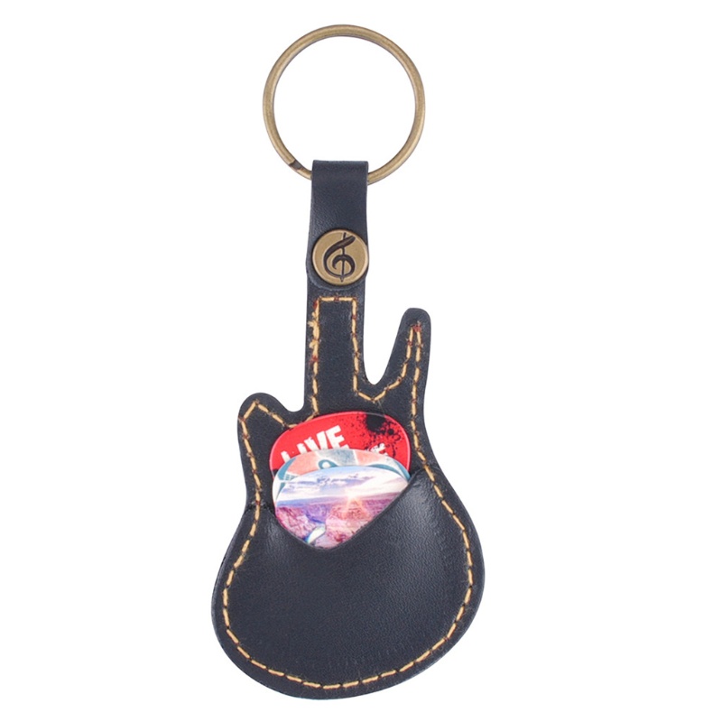 Túi Đựng Miếng Gảy Đàn Guitar Kèm 5 Miếng Gảy Đàn