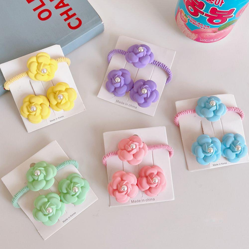 Dây Cột Tóc VANES1 Màu Kẹo Ngọt Kiểu Hàn Quốc Dễ Thương Cho Nữ