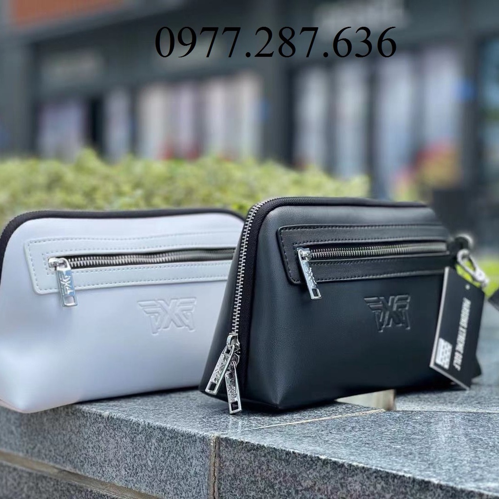 Túi golf cầm tay nam nữ clutch mini 2 ngăn PXG chống nước cao cấp đựng phụ kiện cá nhân tiện lợi CT025