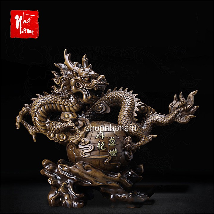 Tượng phi long rồng bay quà tặng trang trí nhà cửa vật phẩm phong thủy | BigBuy360 - bigbuy360.vn