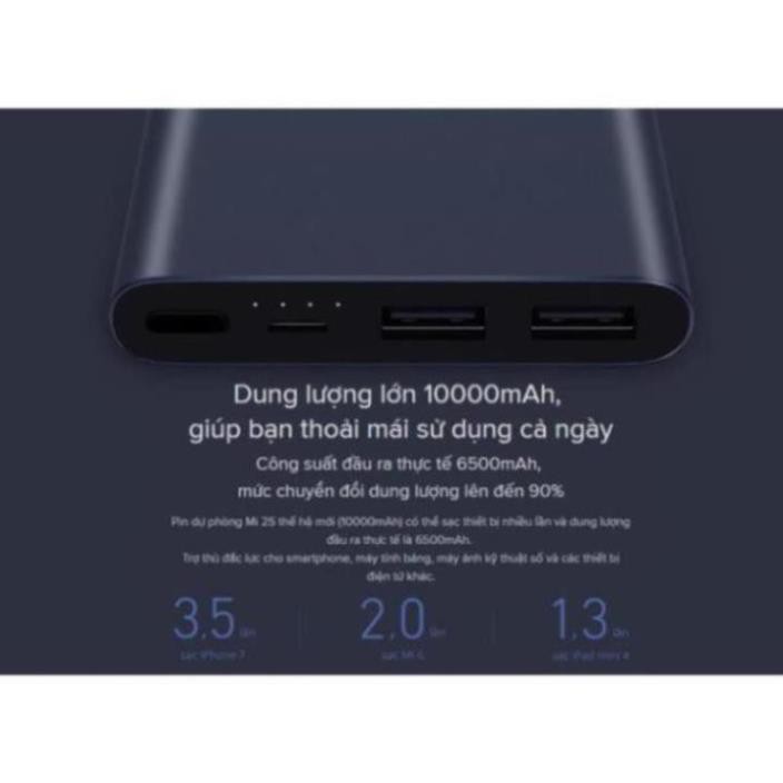 Pin sạc dự phòng Xiaomi 10000 mAh Gen 3 Type-C 18W - Bản Quốc Tế - I.CASE.STORE