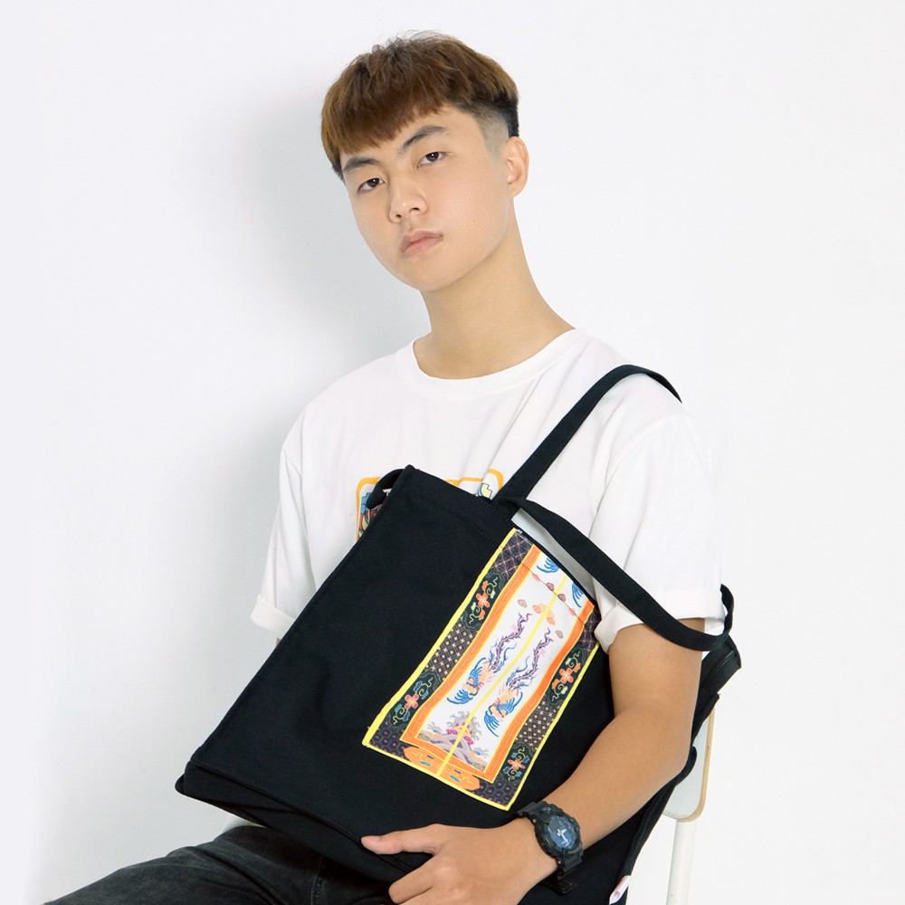 Túi tote Nhật Bình - Túi vải canvas cỡ lớn - Hoa Văn Đại Việt - Thiết kế Limited edition