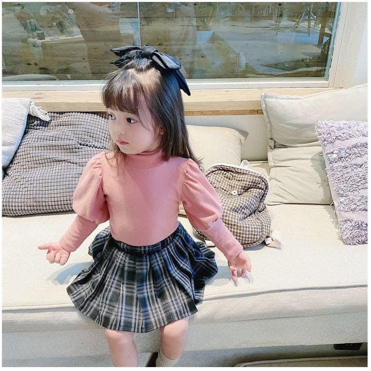 ÁO THUN CỔ CAO CHO BÉ