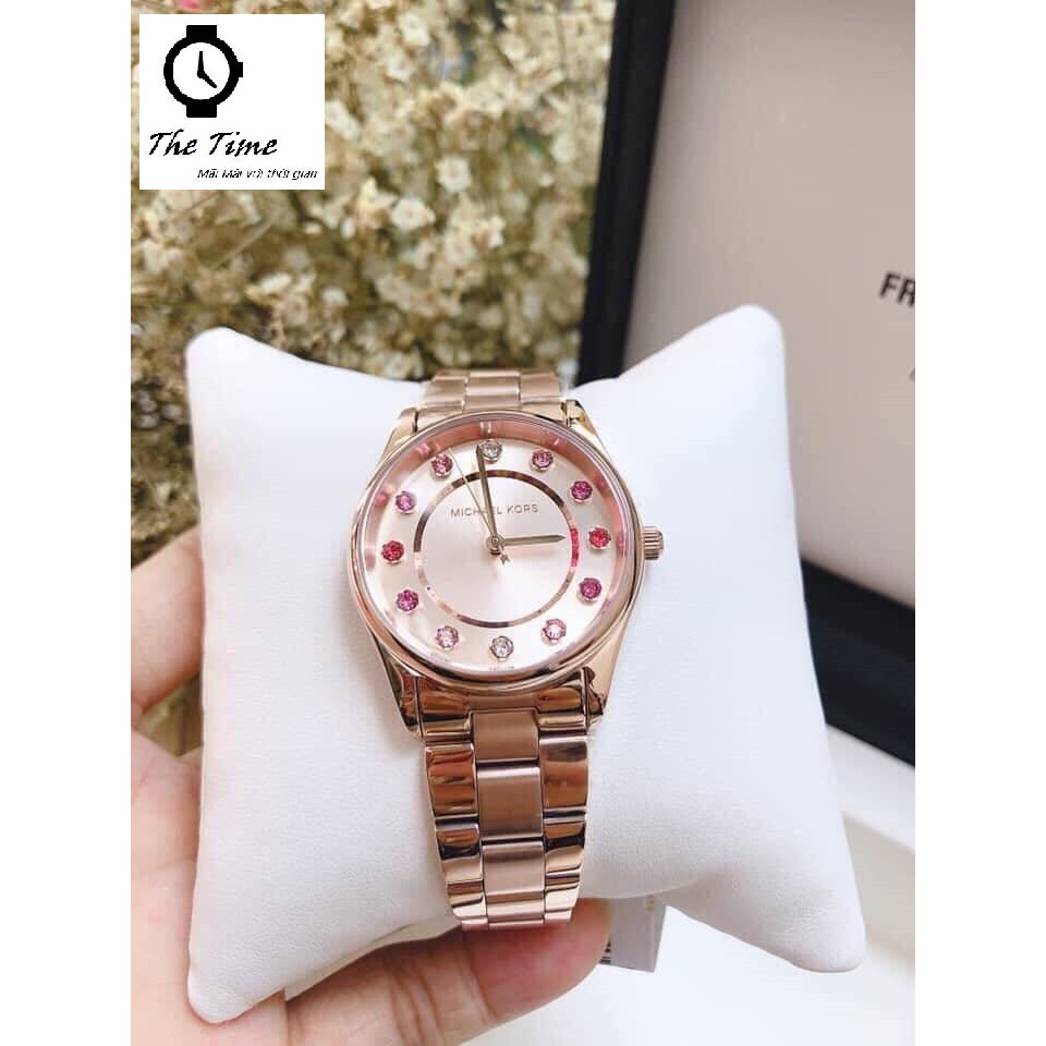Đồng hồ nữ Michael Kors Colette Watch, MK6600, MK 6602, MK6604, MK6605, MK6606 - Case 34mm, 3atm