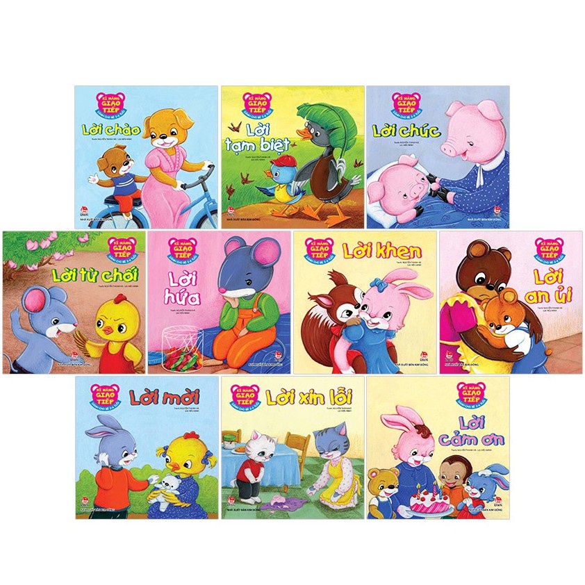 Sách - Kỹ năng giao tiếp (Bộ 10 quyển) - NXB Kim Đồng