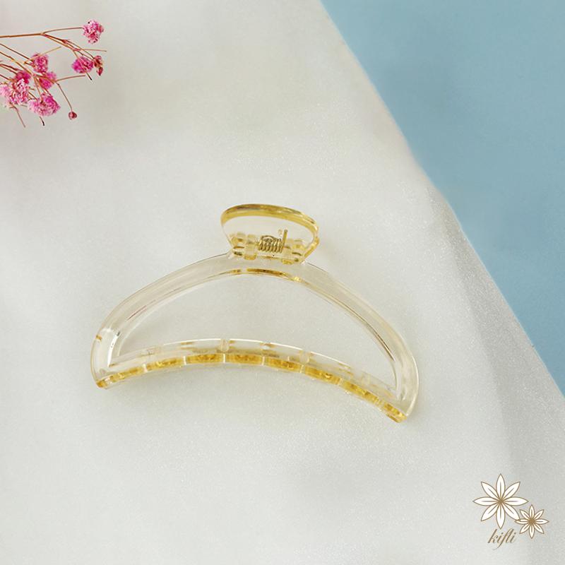 【kifli】Kẹp Tóc Trong Suốt Hình Cá Mập Phong Cách Hàn Quốc Thanh Lịch Dành Cho Nữ