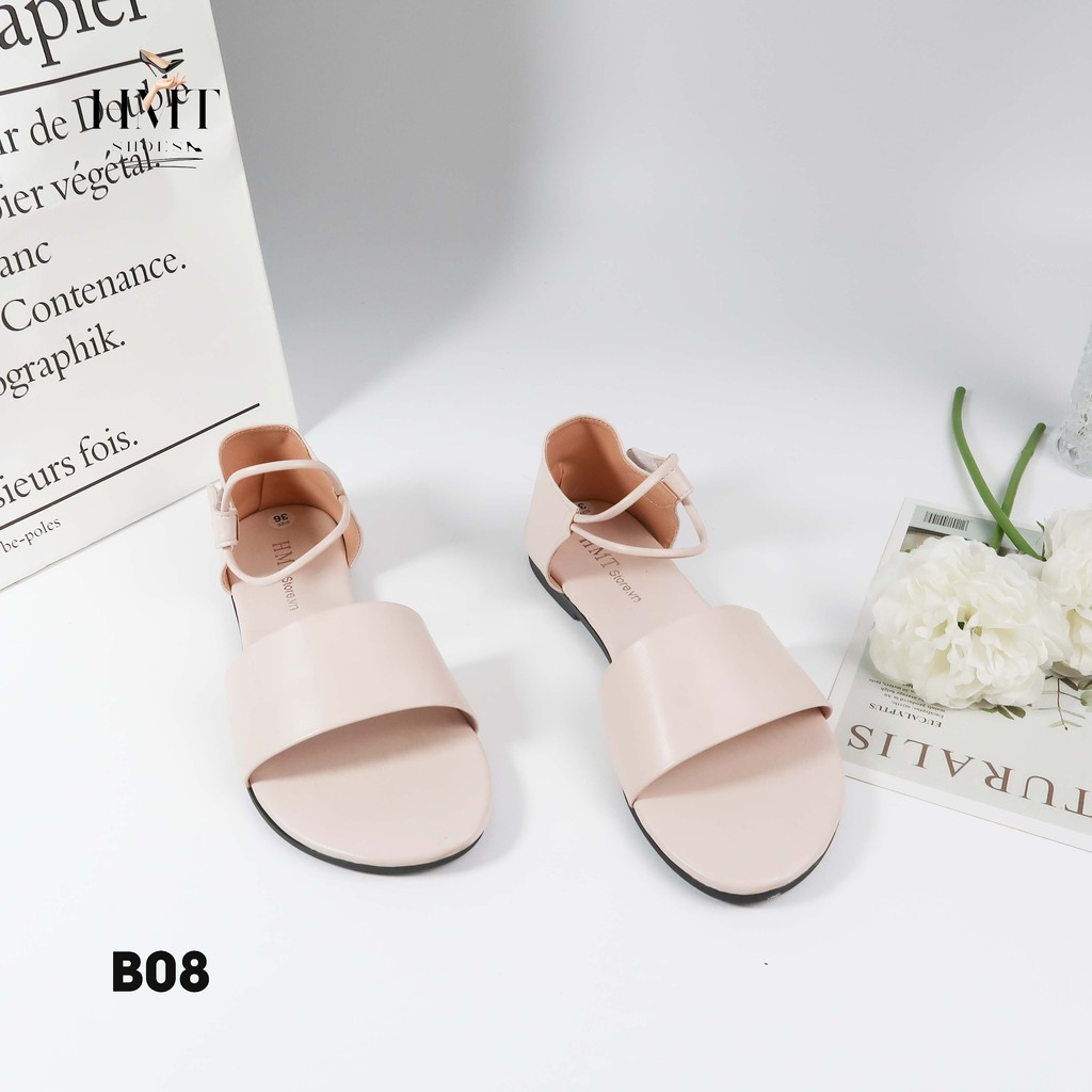 Sandal quai ngang thời trang HMTShoes B08