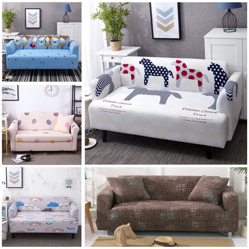 Vỏ Bọc Ghế Sofa Đàn Hồi In Họa Tiết Độc Đáo