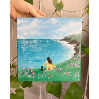 Tranh Acrylic vẽ tay - Decor - Tranh trang trí treo tường