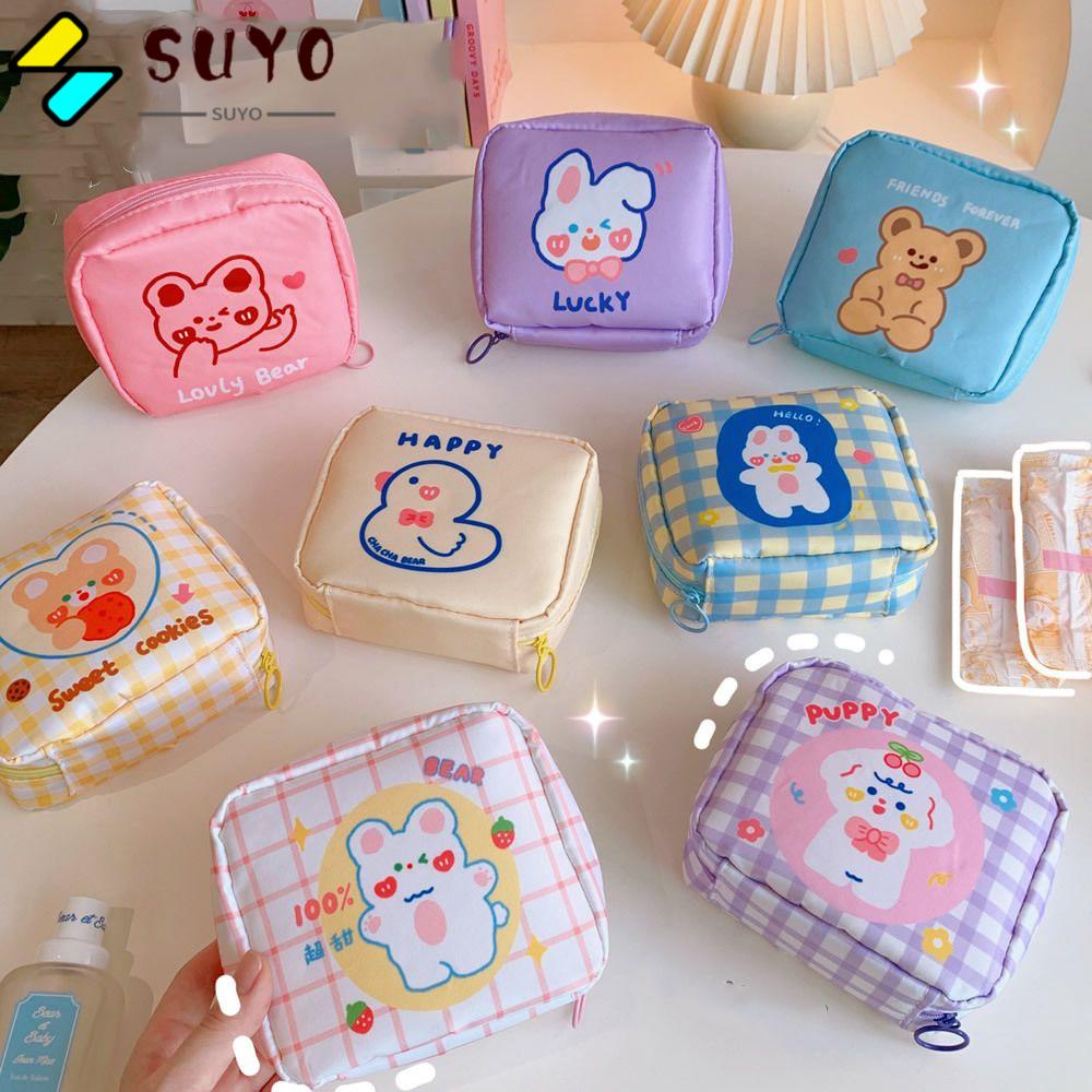 Túi Đựng Mỹ Phẩm/Khăn Tắm/Đồ Trang Điểm Có Khóa Kéo Dễ Thương