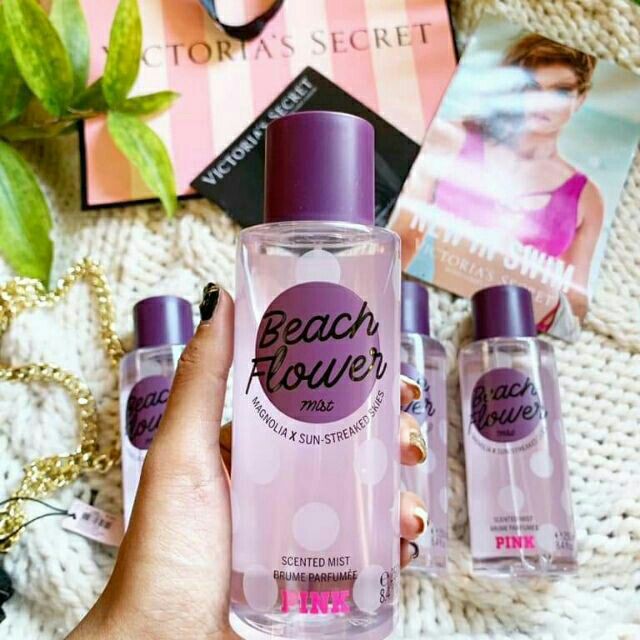 Xịt Thơm Toàn Thân Victoria's Secret PINK Beach Flower | Thế Giới Skin Care