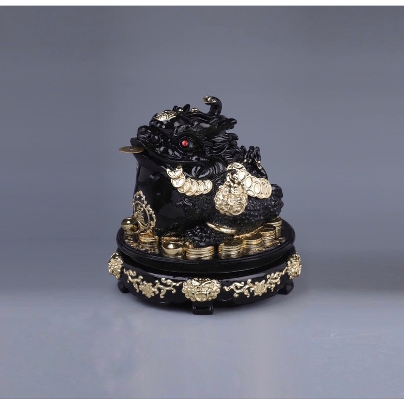 Cóc Ngậm Tiền - Tỳ Hưu cao 26cm- Thiềm Thừ Tỳ Hưu Chiêu Tài Phong Thuỷ - Vật Phẩm Phong Thuỷ Hút Tài Lộc