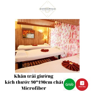 Khăn trải Giường spa Microfiber(kích thước 90*190cm nặng 700g)
