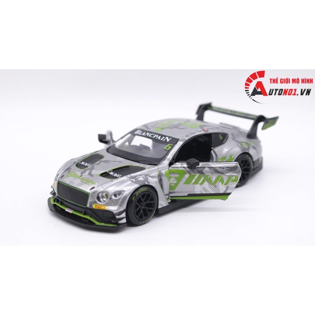 MÔ HÌNH XE BENTLEY CONTINENTAL GT3 2018 BLANCPAIN GT SERIES ASIA 1:32 MAKEDA 7781