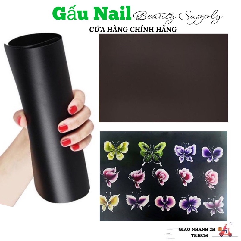 Bảng đen tập học vẽ nail có thể tái sử dụng nhiều lần
