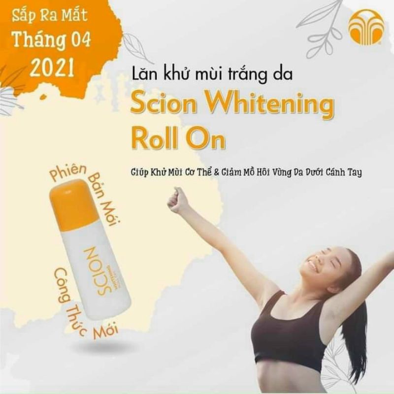 Lăn nách Scion ngăn 99% mồ hôi và mùi cơ thể, sáng mịn da