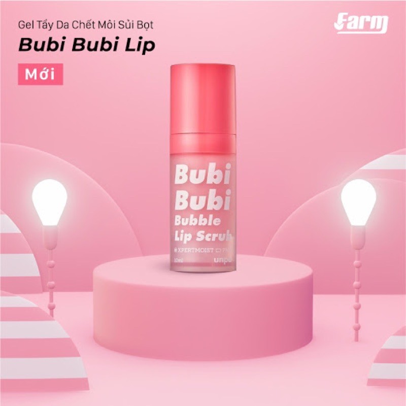 TẨY TẾ BÀO CHẾT MÔI SỦI BỌT BUBI BUBI LIP SCRUB