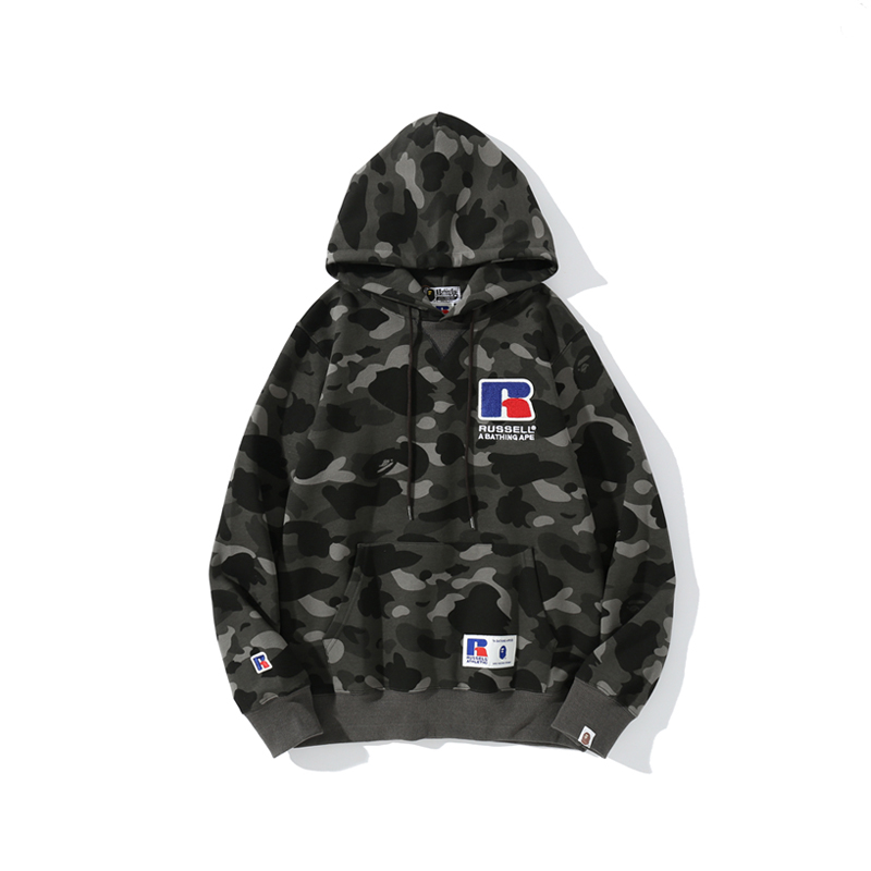 Bape Áo Khoác Hoodie Họa Tiết Rằn Ri Thời Trang Cho Nam