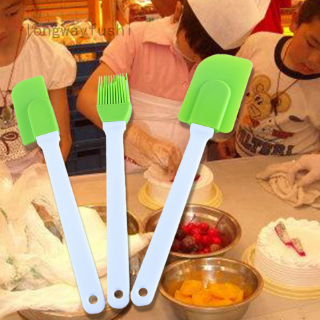 Bộ 3 Muỗng Silicone Dùng Làm Bánh Tiện Lợi
