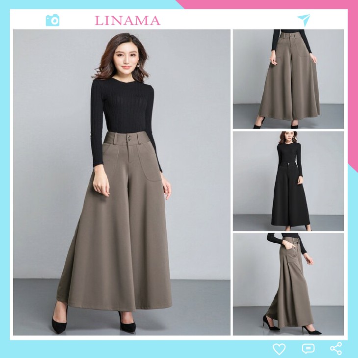 Quần tây ống suông nữ đẹp lưng cao tôn dáng LN02