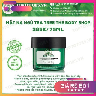 RẺ SỐ 1 . Mặt nạ ngủ The Body Shop Tea Tree Anti-imperfection Night Mask ngừa và giảm mụn, thanh lọc da, kiềm dầu . ....