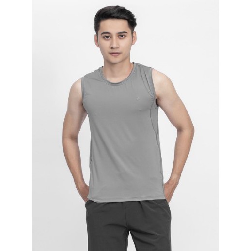 (XẢ 50%) Áo Ba Lỗ Nam ARISTINO VẢI LẠNH siêu mềm mát, không nhăn ATT002S9, Slim Fit, Tag 175K