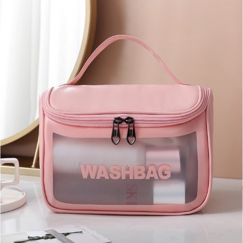 Sỉ 39k -Túi đựng mỹ phẩm đồ trang điểm du lịch chống thấm nước Washbag size đại