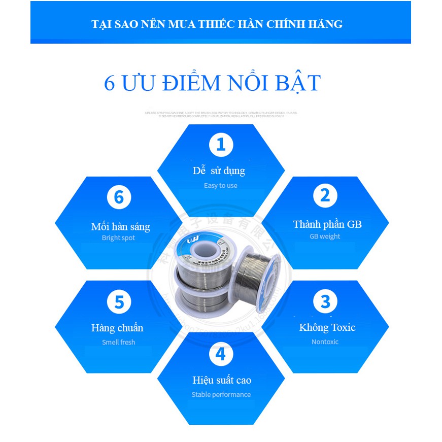 [01 cuộn] Thiếc dây không chì Best Solder Sn 99.7% - cuộn 100g, 60g - Chính hãng LZD