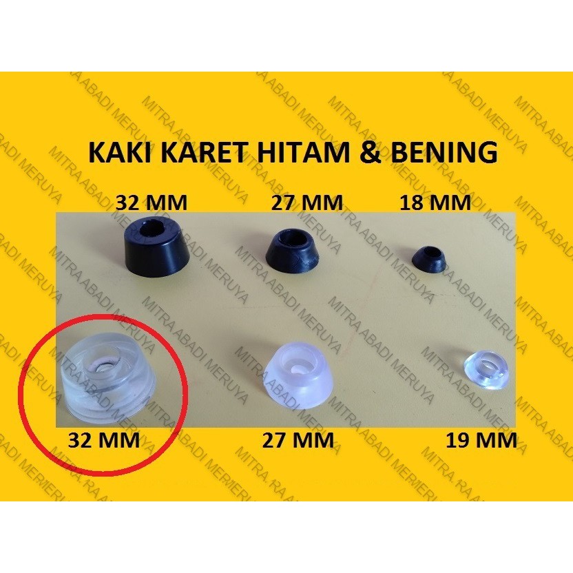 Miếng Lót Chân Bàn Ghế Bằng Cao Su Kích Thước 32 mm