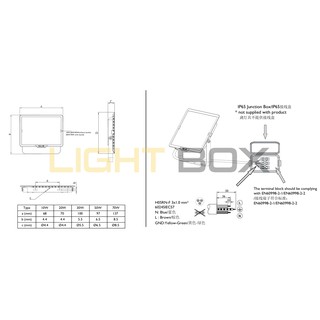 Đèn led pha 50W Philips BVP150