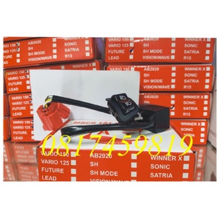 mạch mở tắt đèn led + công tắc passing cho shmode, sh 150, lead,vario, winnerx, future,r15,air  blade 2020,sonic, satria