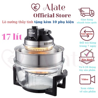 Lò nướng thủy tinh gali 1121 dung tích 17 lít, đa chức năng nướng, hàng nhập khẩu chất lượng tốt, bảo hành 12 tháng