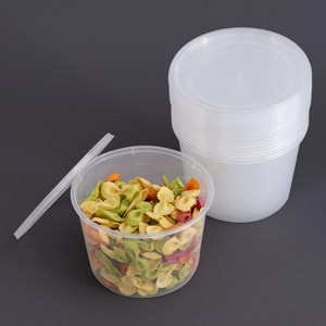 Hộp nhựa tròn Microwave 600ml