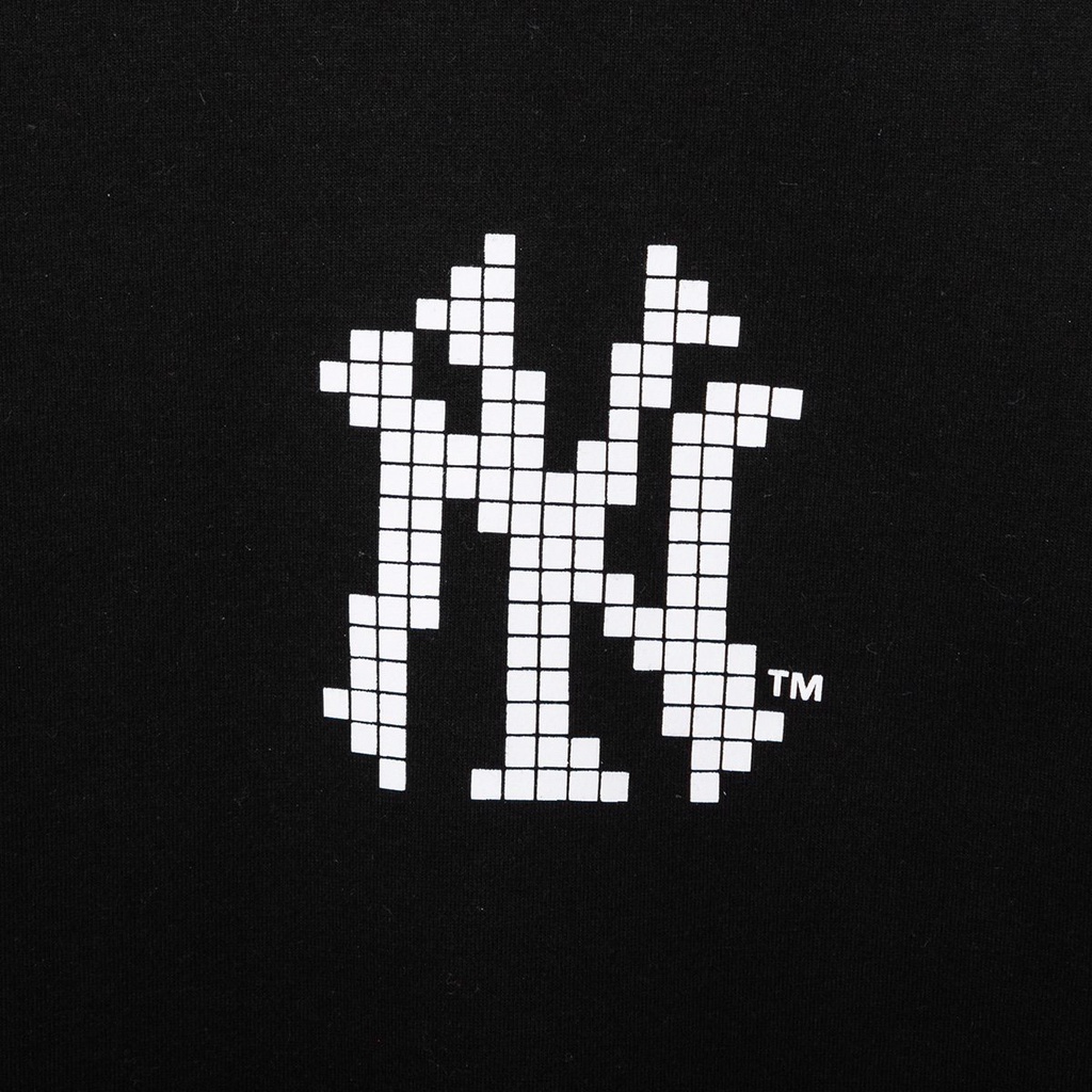 Áo thun New Era logo NY Pixel màu Đen
