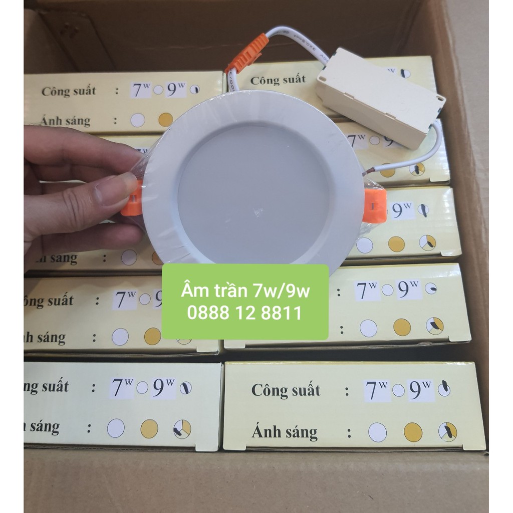 Đèn âm trần 7w/9w/12w