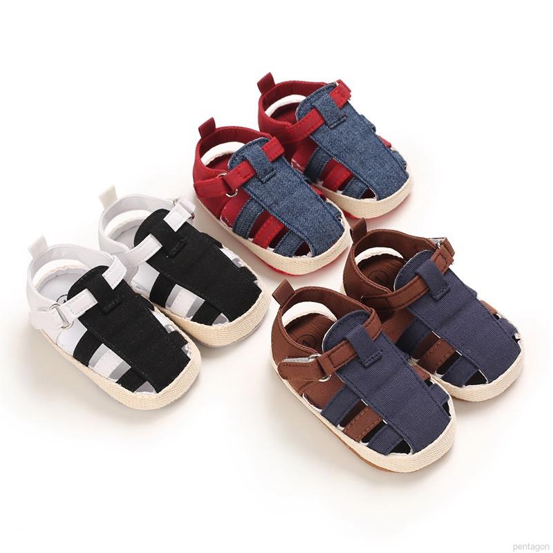 Xăng đan Vải Cotton Cho Bé Từ 0-1 Tuổi