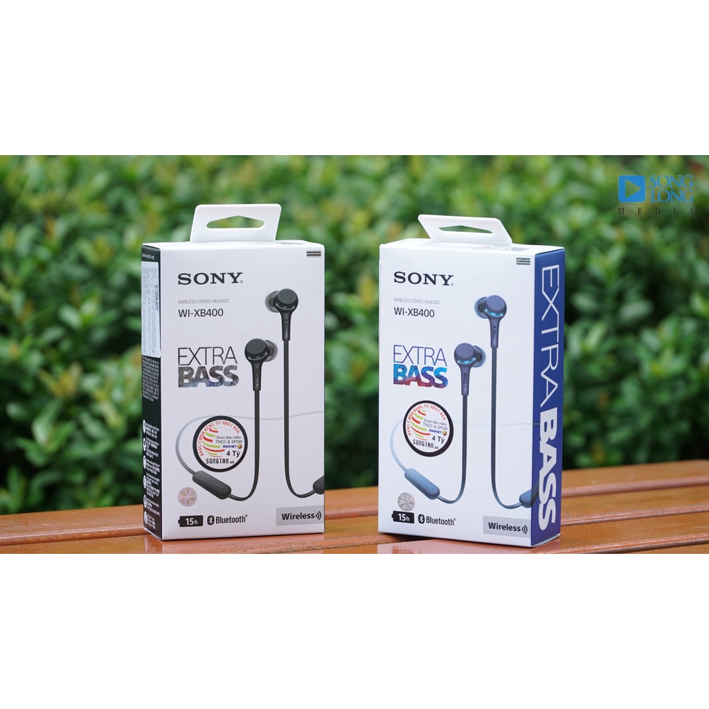 Tai Nghe Bluetooth Sony Extrabass WI-XB400 Bảo Hành Chính Hãng 1 Năm