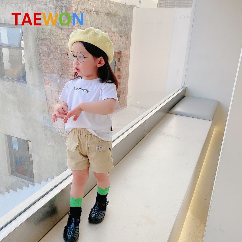 Áo thun cho bé gái bé trai chất cotton trẻ em xuất xịn Hàn Quốc từ 8 đến 22 kg Taewon Kids AT017