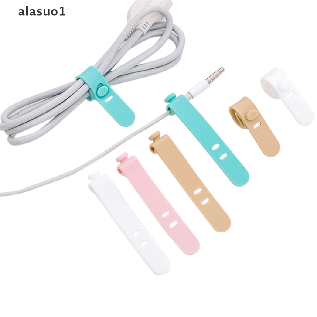 [alasuo1] Dây Buộc Dây Cáp Tai Nghe Bằng Silicon