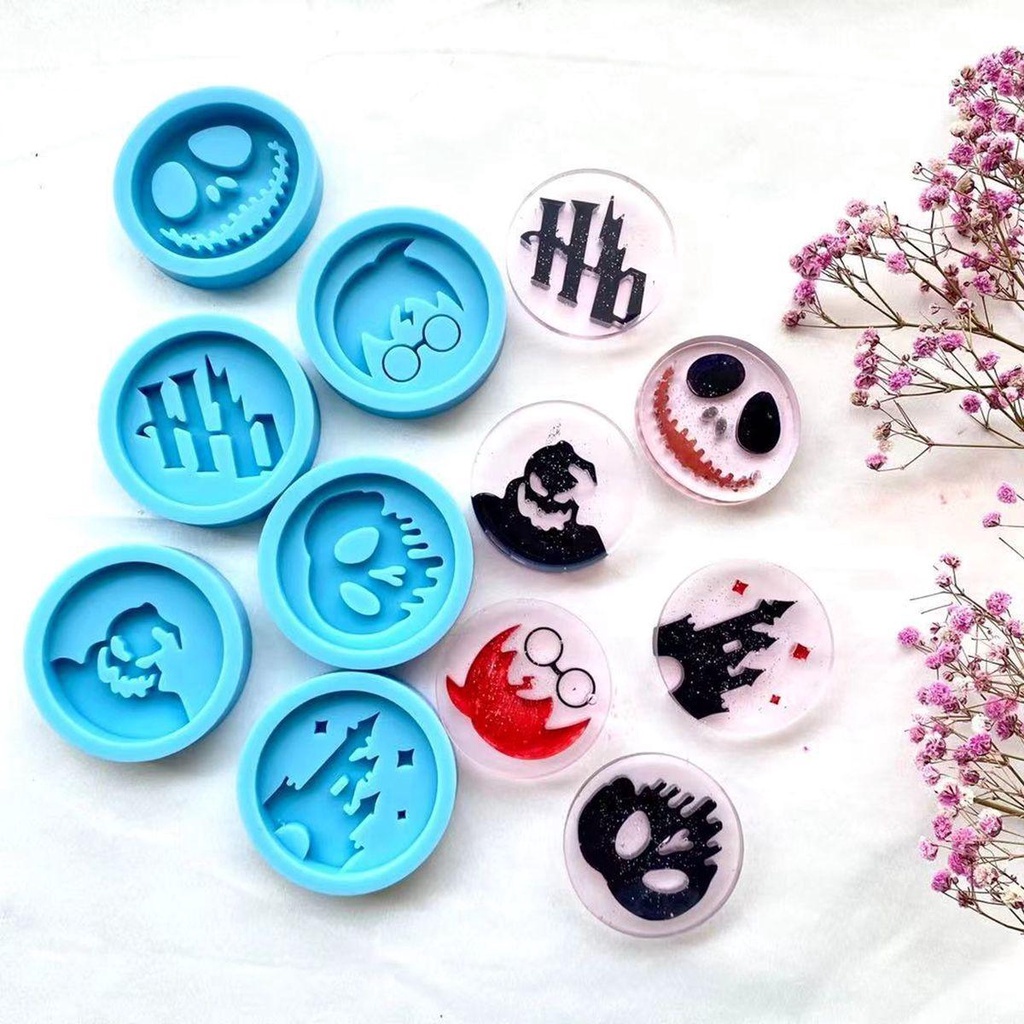 YIYU Khuôn Làm Điện Thoại Hình Lâu Đài Halloween