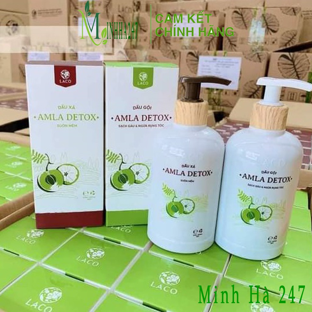 Dầu Gội Organic Amla Laco Cam kết chính hãng