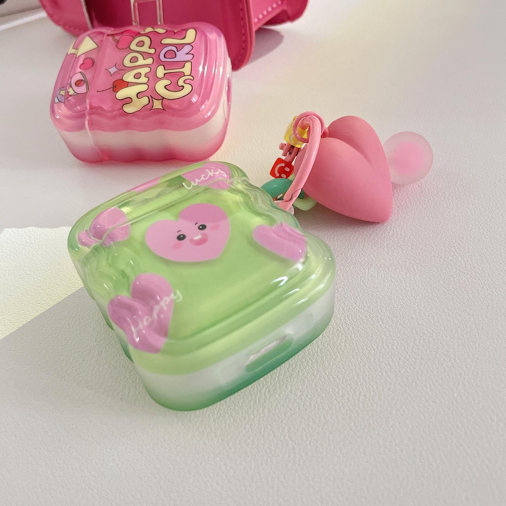 Vỏ Bảo Vệ Hộp Sạc Tai Nghe Bluetooth AirPods Pro 1 / 2 3 2021 gen3 Bằng tpu Dẻo Họa Tiết Hoạt Hình Dễ Thương Chống Rơi Tiện Dụng