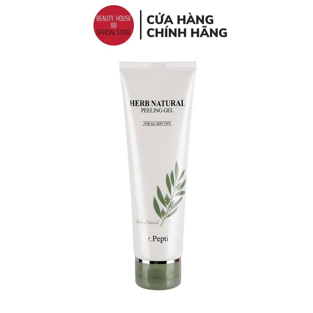 Tẩy Da Chết Mịn Và Sáng Da Dr.Pepti Herb Natural Peeling Gel 130ml